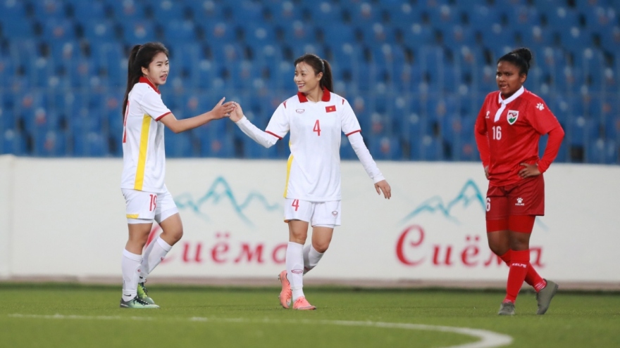 Vietnam thrash Maldives 16-0 at AFC Women’s Asian Cup 2022 Qualifier